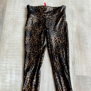 Spanx leopard leggings